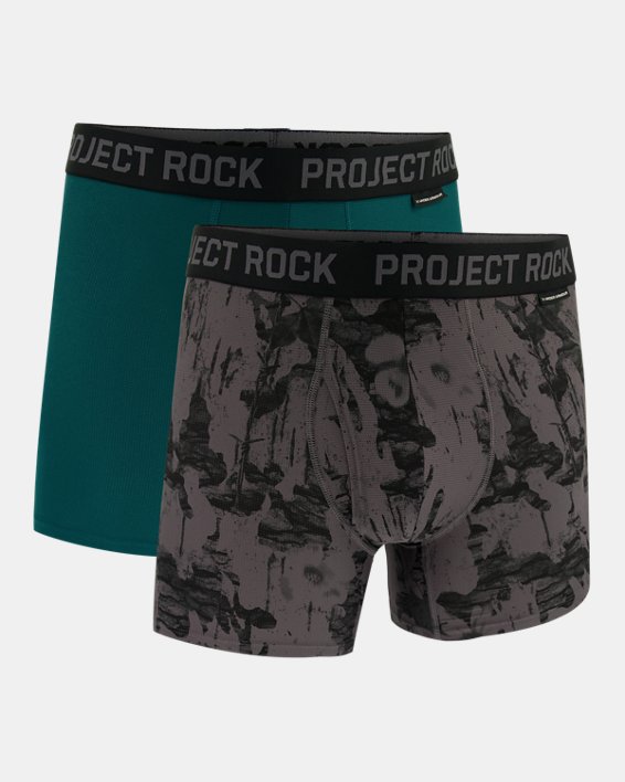Paquete de 2 Boxerjock® Project Rock Tech™ Mesh de 13 cm (5 in) para hombre, Black, pdpMainDesktop image number 2